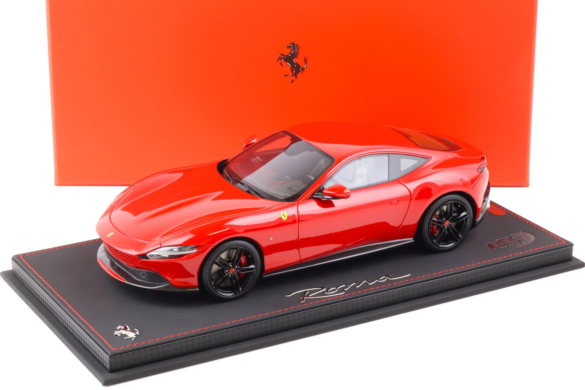 1:18 BBR Ferrari Roma Rosso Corsa 322 red/ black wheels - Limited 48 pcs.
