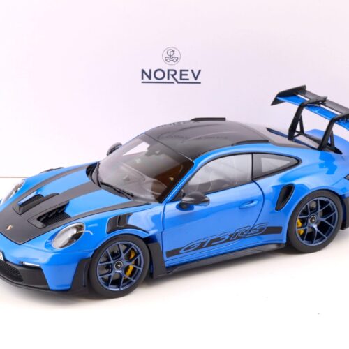 1:18 Norev Porsche 911 (992) GT3 RS Weissach Package 2022 Sharkblue/ Indigoblue wheels