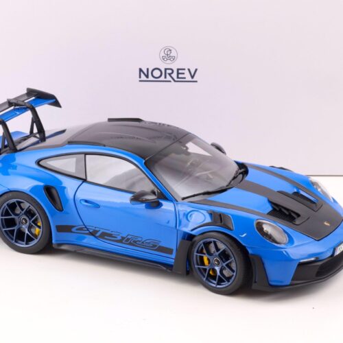 1:18 Norev Porsche 911 (992) GT3 RS Weissach Package 2022 Sharkblue/ Indigoblue wheels