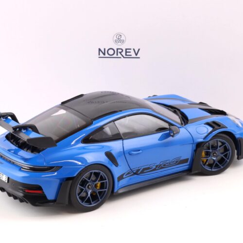 1:18 Norev Porsche 911 (992) GT3 RS Weissach Package 2022 Sharkblue/ Indigoblue wheels