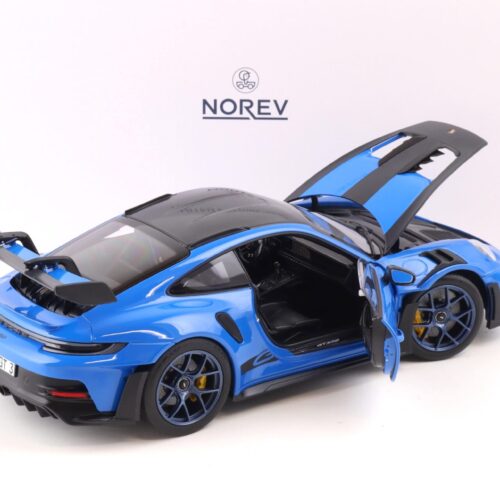 1:18 Norev Porsche 911 (992) GT3 RS Weissach Package 2022 Sharkblue/ Indigoblue wheels