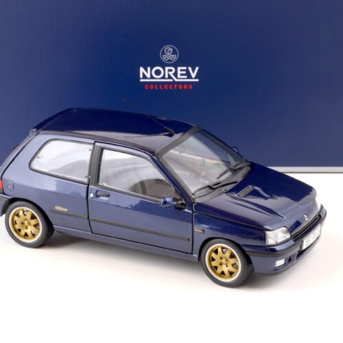 1:18 Norev Renault Clio Williams 1993 blue metallic 185230 - Image 2