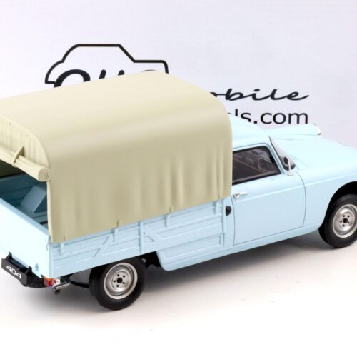1:18 OTTO mobile OT1036 Peugeot 404 Pick-Up Bache blue 1967