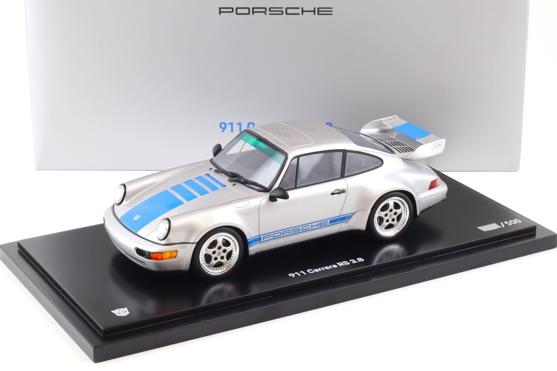 1:18 Spark Porsche 911 964 Carrera RS 3.8 Mirage Transformers silver WAP DEALER