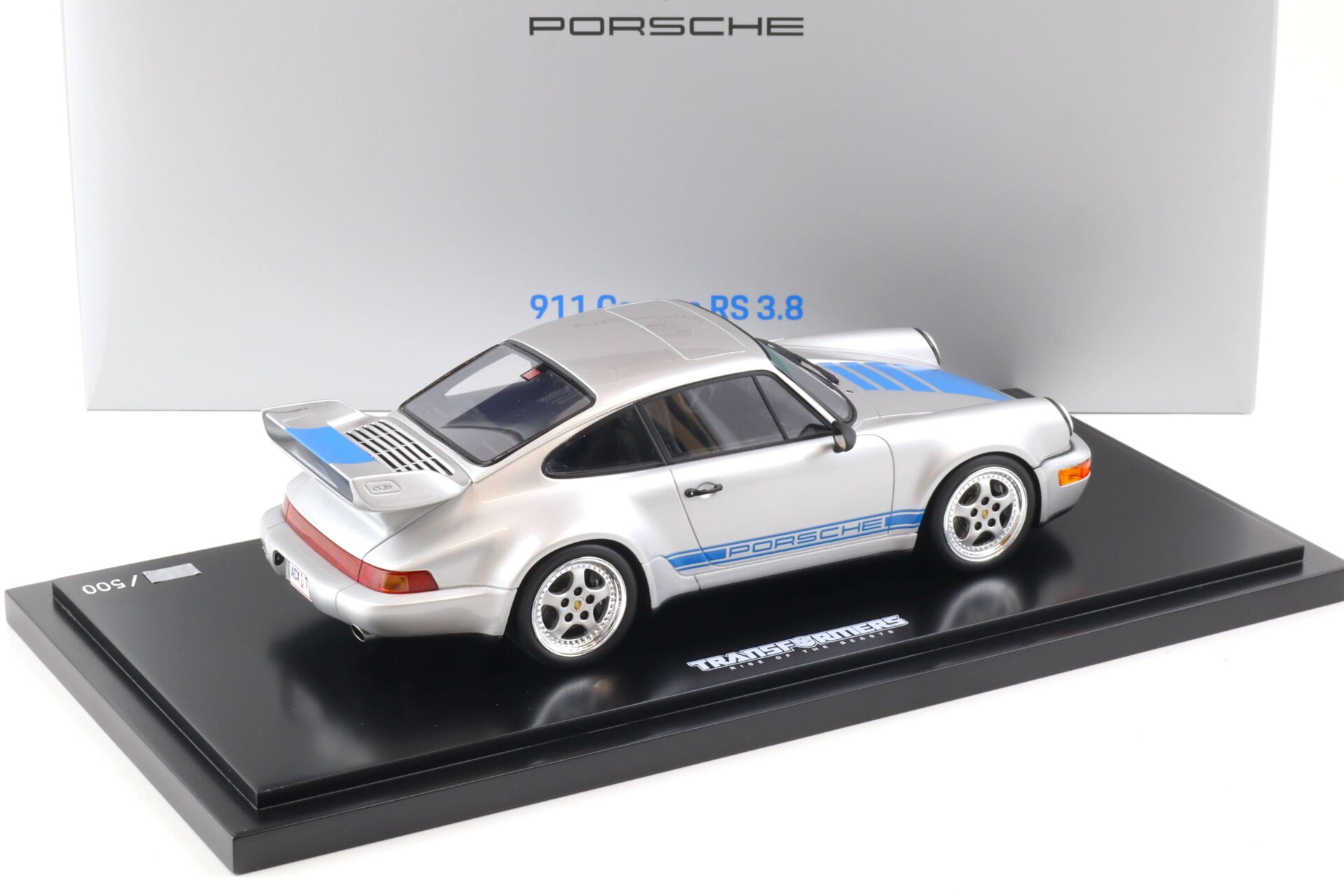 1:18 Spark Porsche 911 964 Carrera RS 3.8 Mirage Transformers silver WAP DEALER