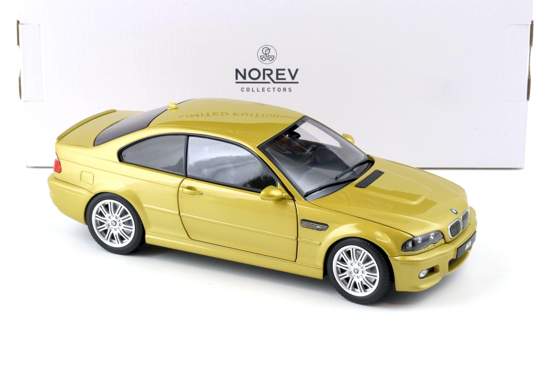 1:18 Norev BMW M3 (E46) Coupe 2000 Phoenix yellow - Limited 1000 pcs.