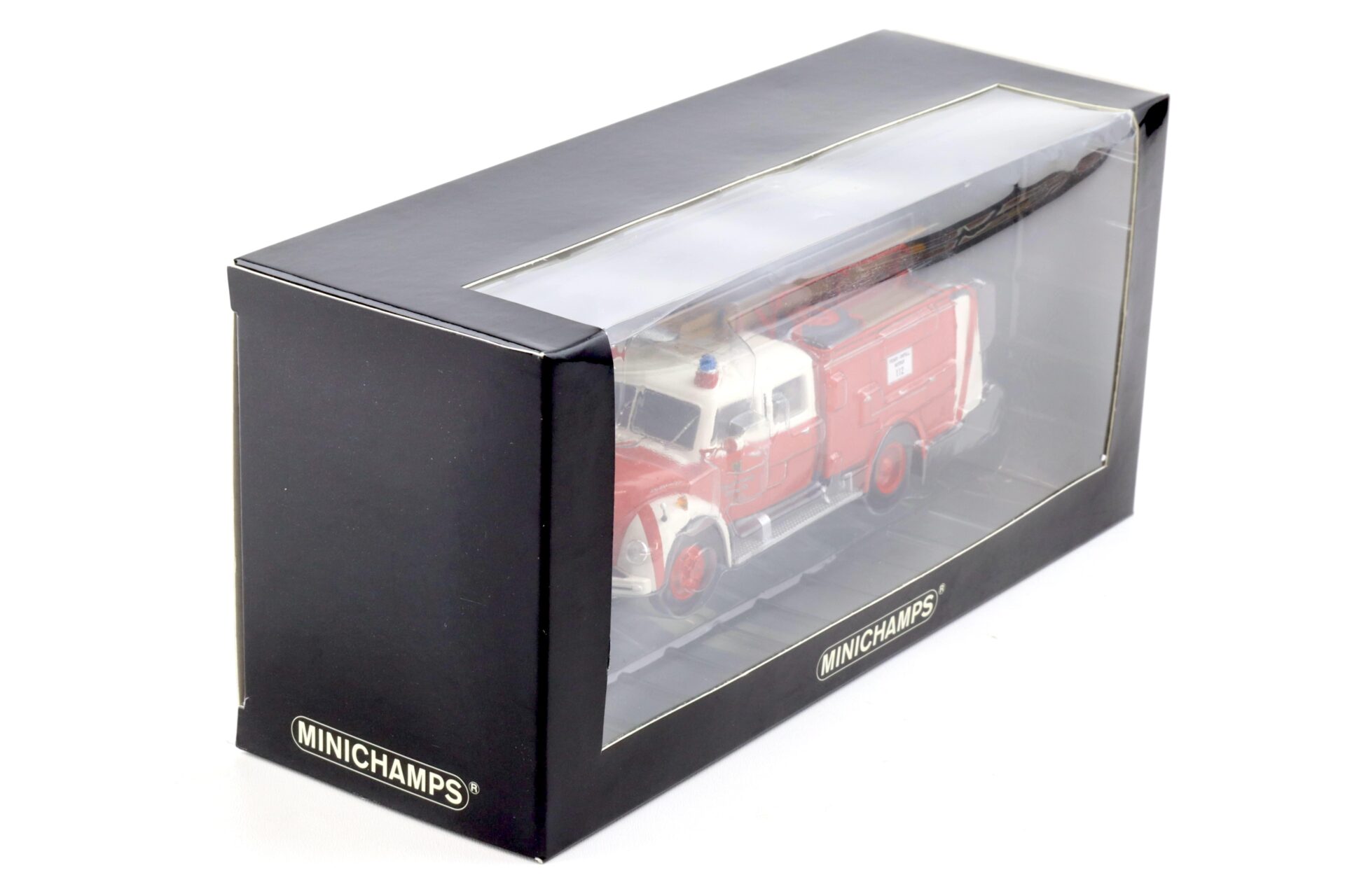 1:43 Minichamps Magirus-Deutz Merkur TLF 16 Feuerwehr Dortmund red/white