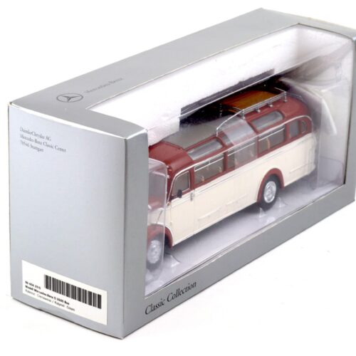 1:43 Minichamps Mercedes O 3500 BUS Ruby red/ cream white DEALER VERSION