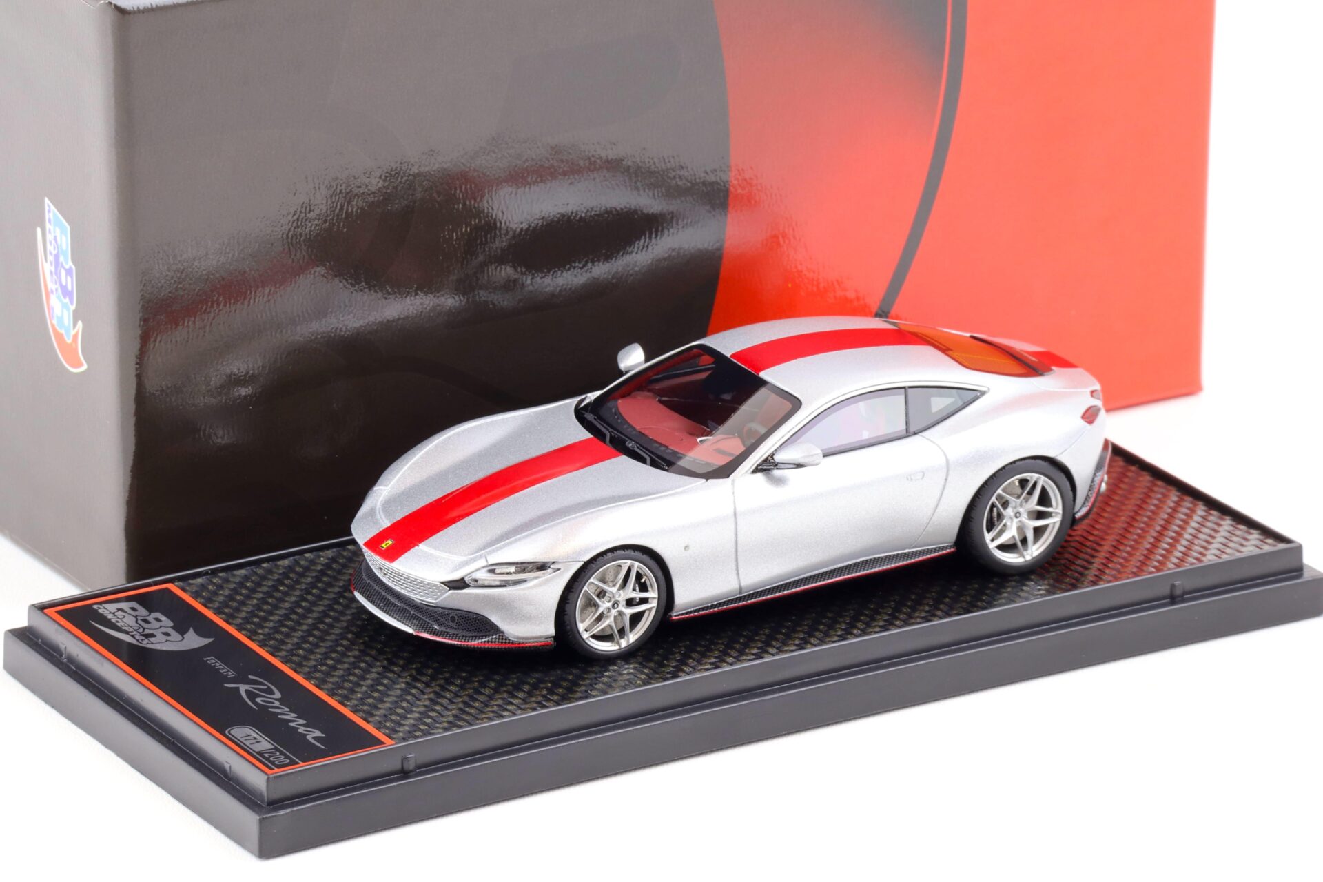 1:43 BBR Ferrari Roma 30th Anniversary 2019 Matt Sunus silver - Limited 200 pcs.