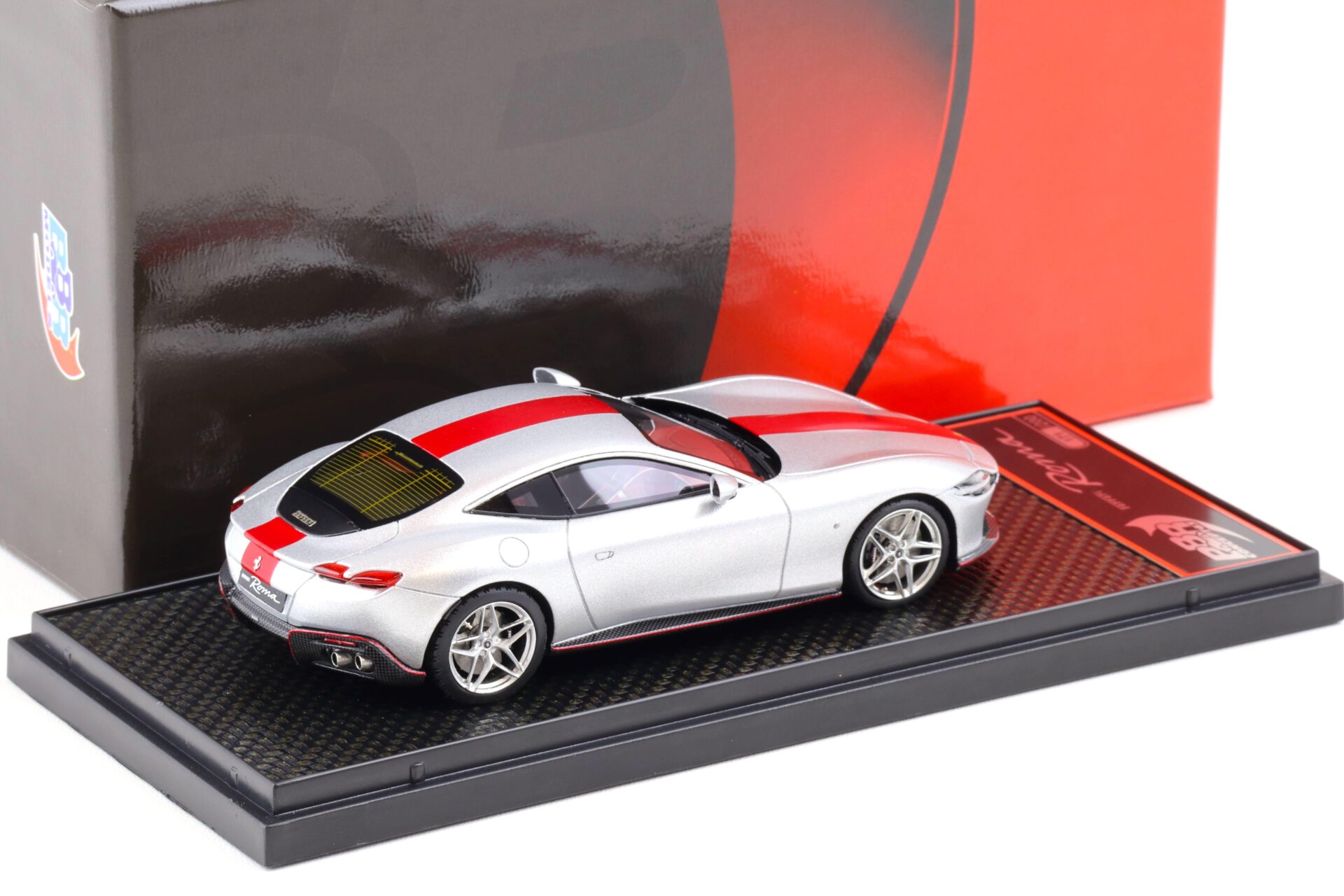 1:43 BBR Ferrari Roma 30th Anniversary 2019 Matt Sunus silver - Limited 200 pcs.
