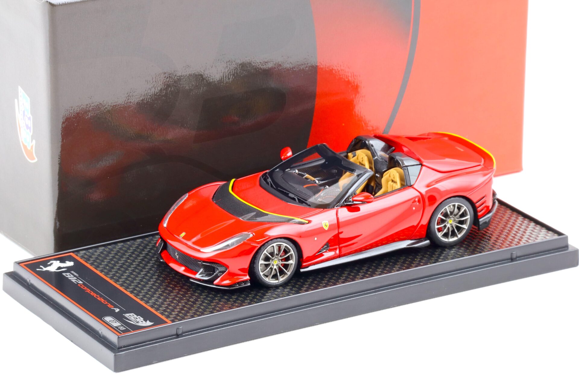 1:43 BBR Ferrari 812 Competizione A Rosso Corsa 322 red - Limited 88 pcs.