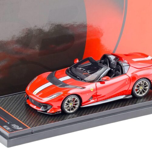 1:43 BBR Ferrari 812 Competizione A Rosso Corsa 322/ silver stripe - Limited 68 pcs.