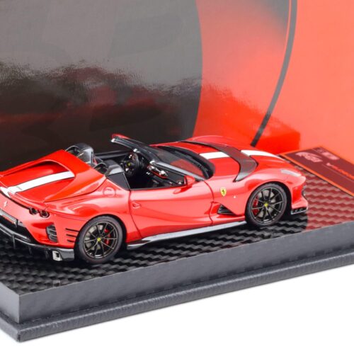 1:43 BBR Ferrari 812 Competizione A Rosso F1 2007 red/ Carbon base - Limited 32 pcs.