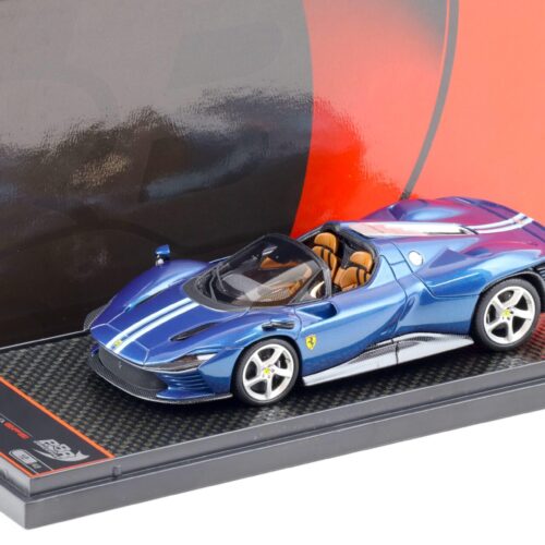 1:43 BBR Ferrari SP3 Daytona Serie Icona Blu Abu Dhabi/ blue stripes - Limited 48 pcs.