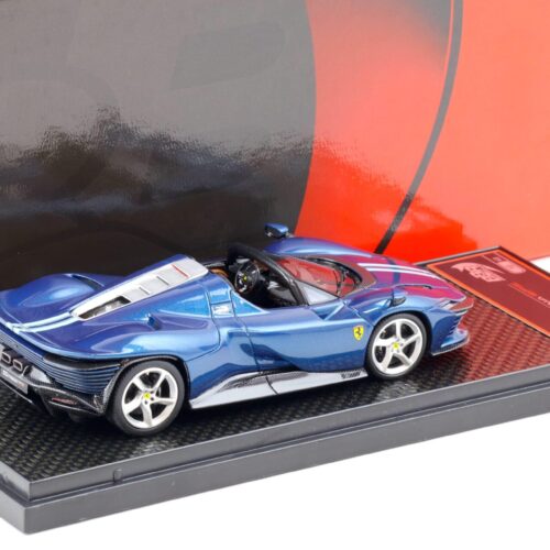 1:43 BBR Ferrari SP3 Daytona Serie Icona Blu Abu Dhabi/ blue stripes - Limited 48 pcs.