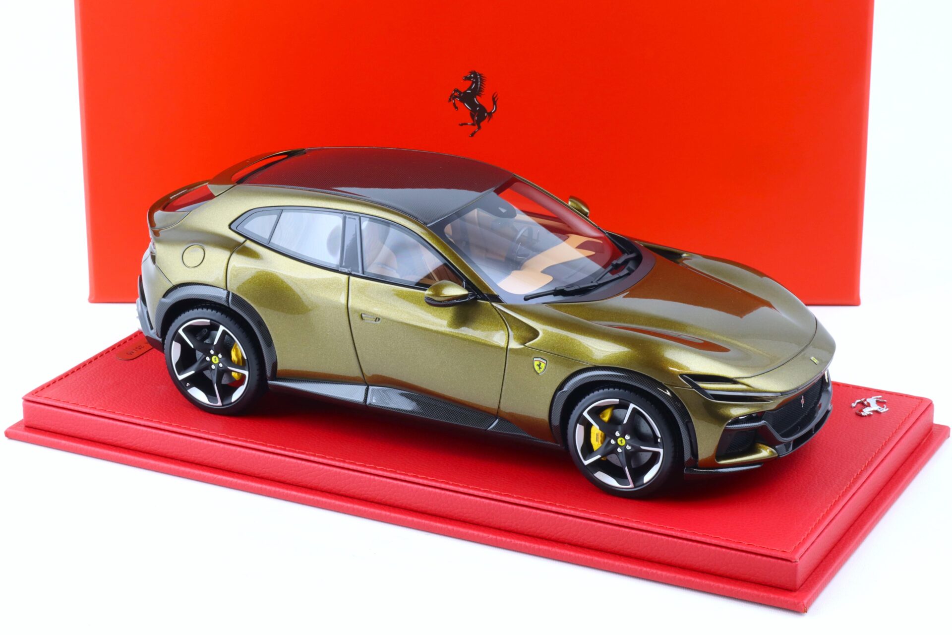 1:18 BBR Ferrari Purosangue Verde Volterra green/ red base - Limited 40 pcs.