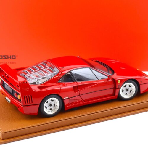 1:18 BBR Kyosho Ferrari F40 Valeo S/N red personal car Gianni Agnelli with Showcase - Limited 300 pcs.