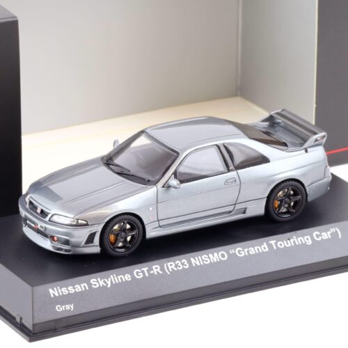 1:43 Kyosho Nissan Skyline GT-R R33 Nismo Grand Touring Car grey KSR43109GR