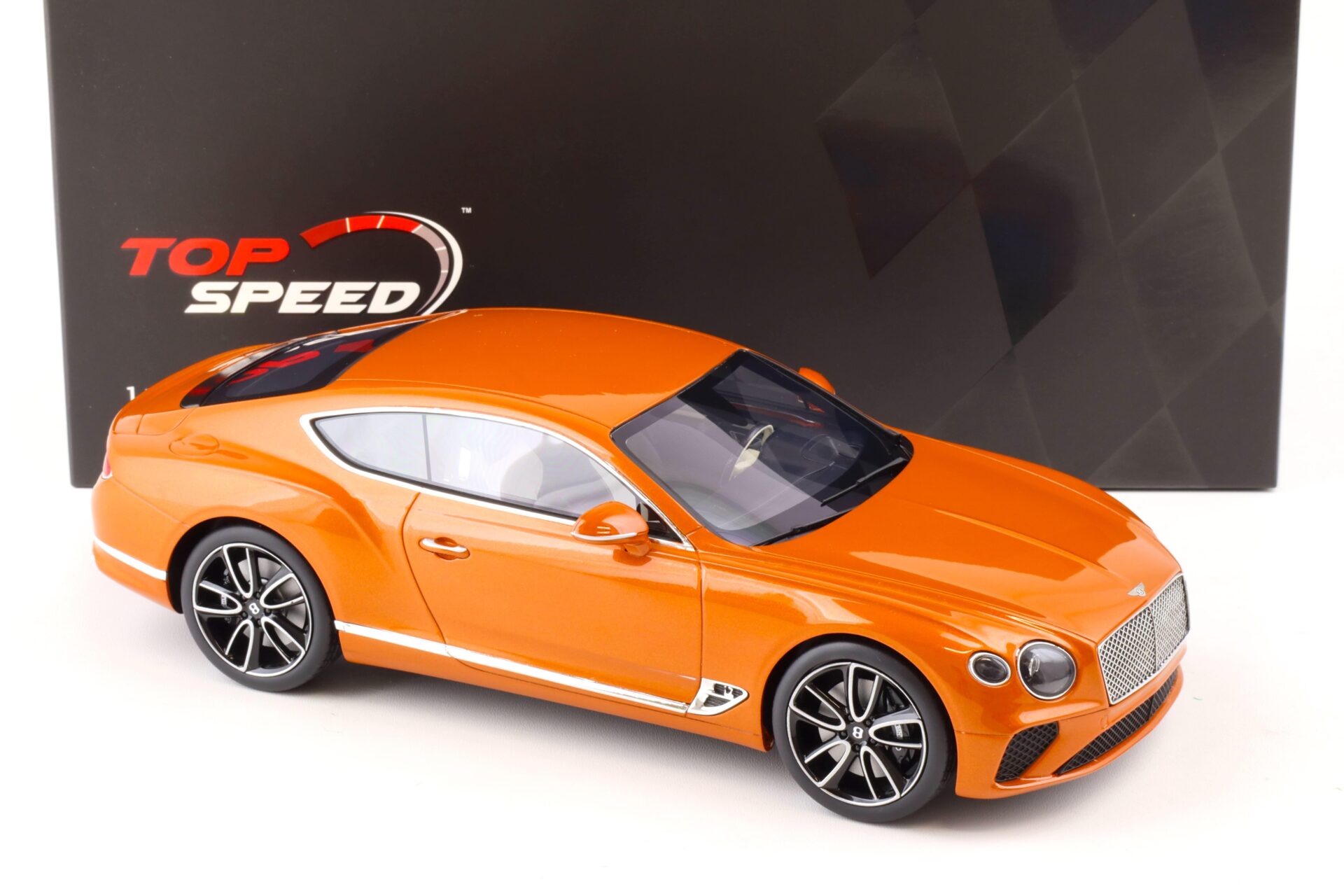 1:18 Top Speed Bentley Continental GT Coupe orange flame TS0222
