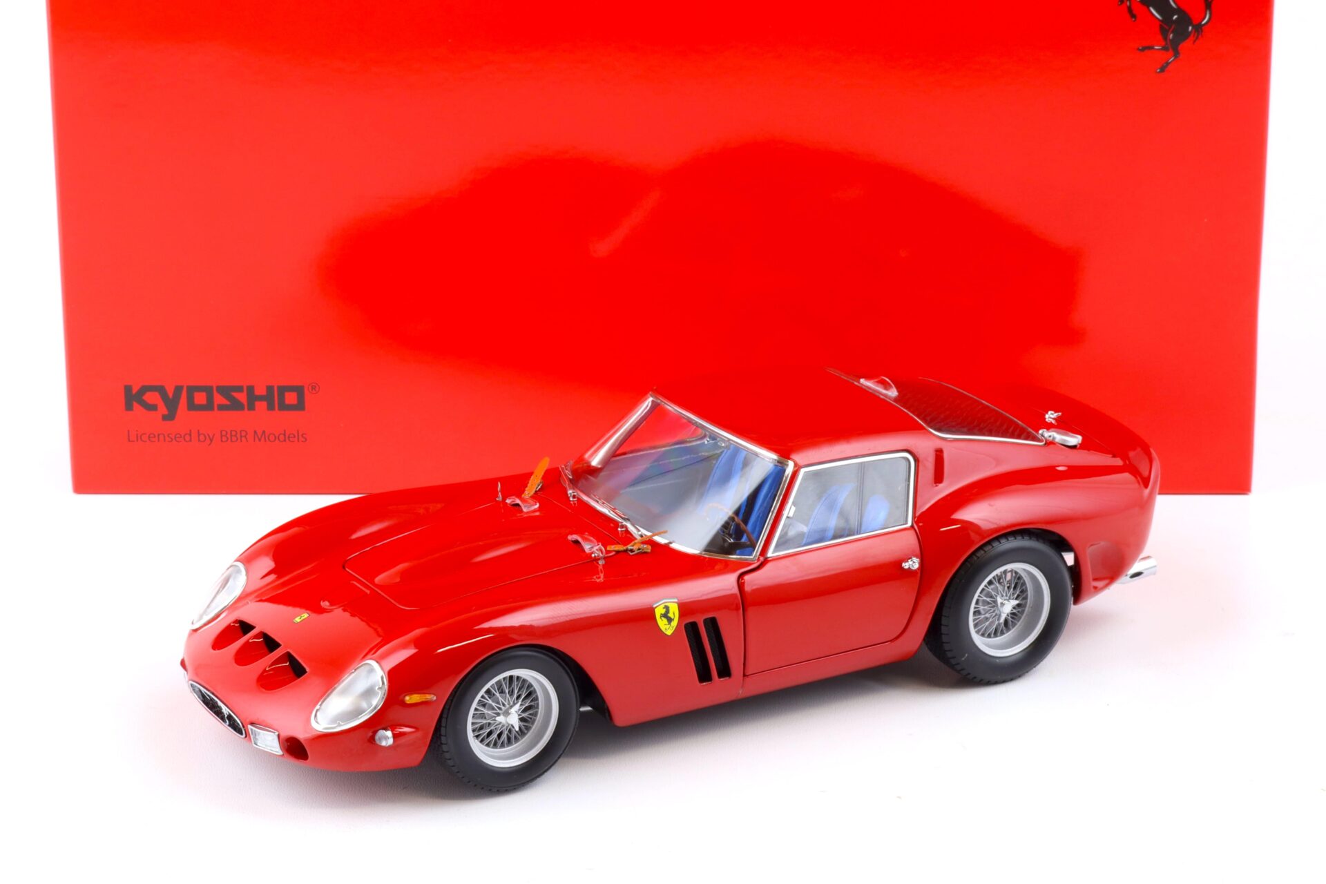 1:18 Kyosho Ferrari 250 GTO Coupe 1962 red 08438R Diecast/ openings