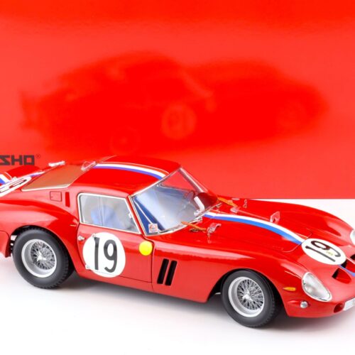 1:18 Kyosho Ferrari 250 GTO 1962 Le Mans #19 Noblet/Guichet red 08438A