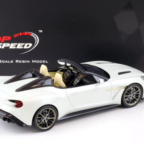 1:18 Top Speed Aston Martin Vanquish Zagato Speedster escaping white TS0229