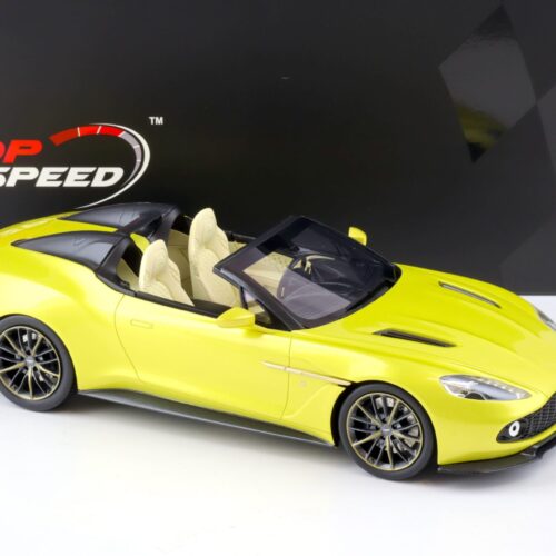 1:18 Top Speed Aston Martin Vanquish Zagato Speedster Cosmopolitan yellow TS0230