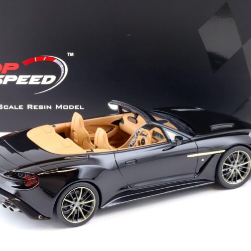1:18 Top Speed Aston Martin Vanquish Zagato Volante Scorching black TS0216