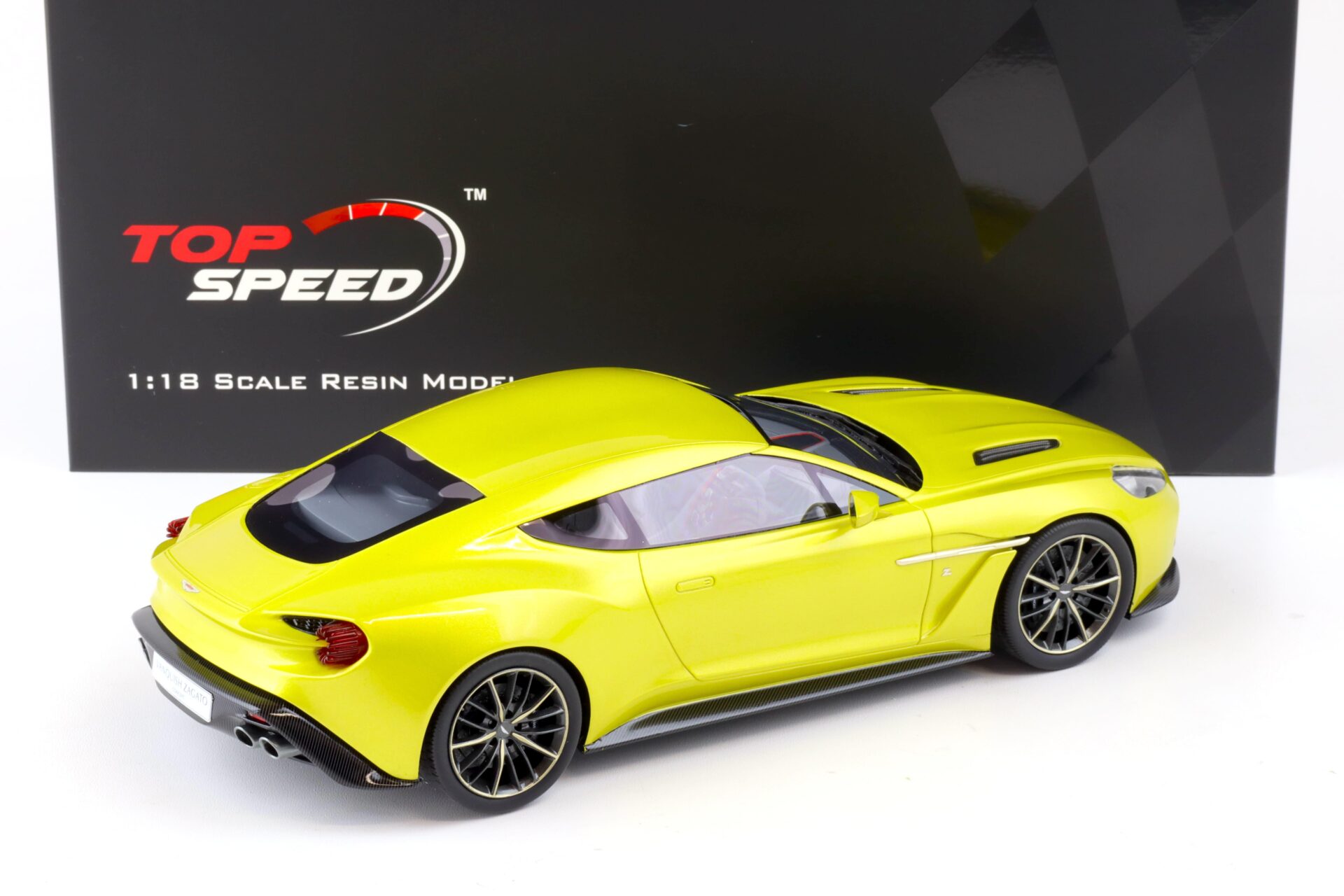 1:18 Top Speed Aston Martin Vanquish Zagato Coupe Cosmopolitan yellow TS0191