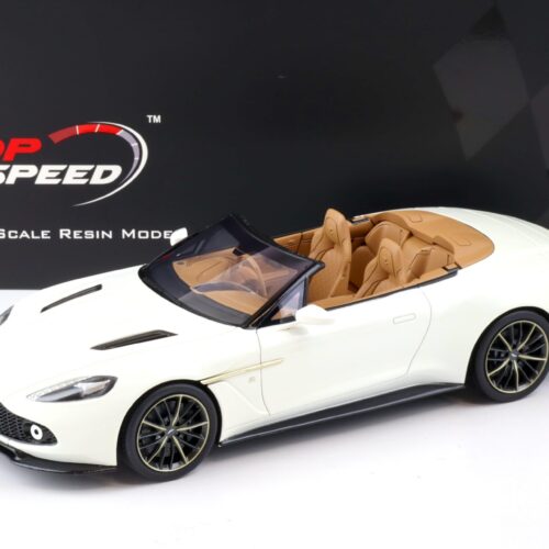 1:18 Top Speed Aston Martin Vanquish Zagato Volante escaping white TS0214