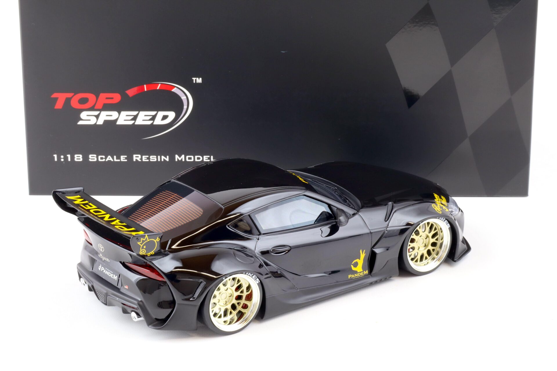 1:18 Top Speed Pandem Toyota GR Supra V1.0 black TS0307