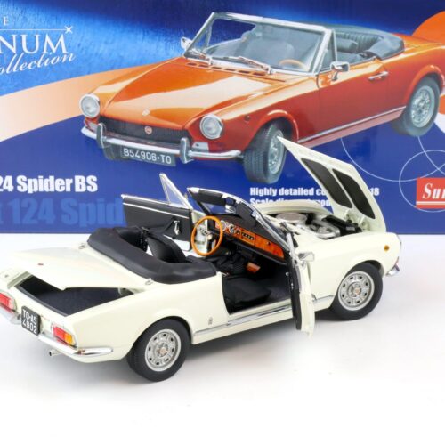 1:18 Sun Star 1967 Fiat 124 Spider AS Bianco white 4902