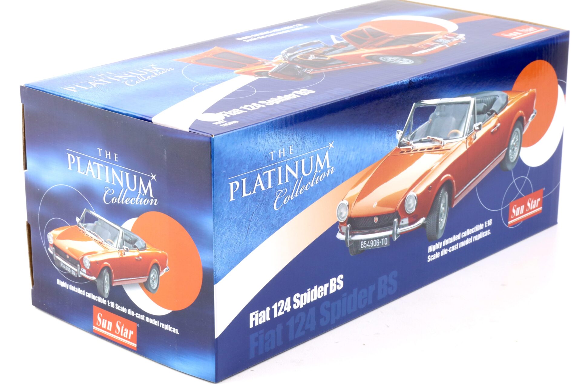 1:18 Sun Star 1967 Fiat 124 Spider AS Bianco white 4902