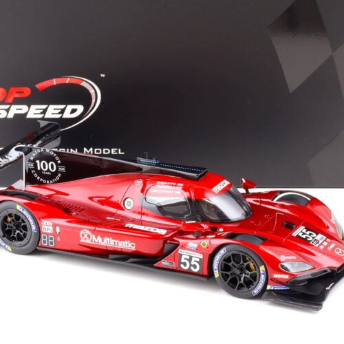 1:18 Top Speed Mazda RT24-P DPi 2020 IMSA Sebring 12h Winner #55 red TS0309