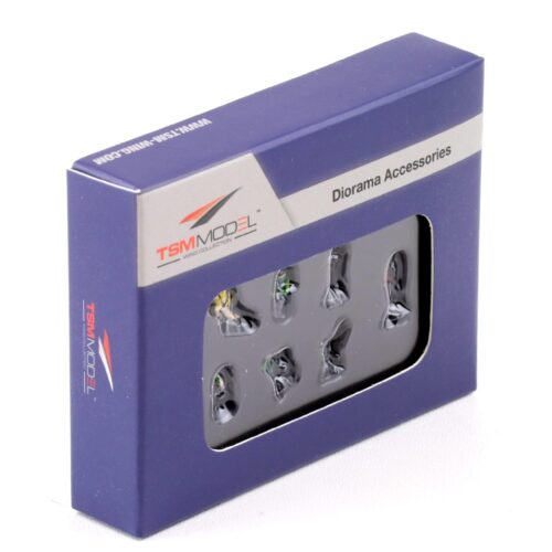 1:200 TSM Model Wing Collection US Navy Deck Crew Launch Team 7 Figures TSMWAC007