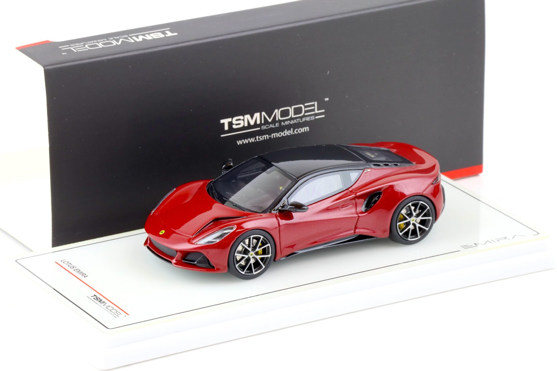 1:43 TSM Model Lotus Emira Magma red TSM430589