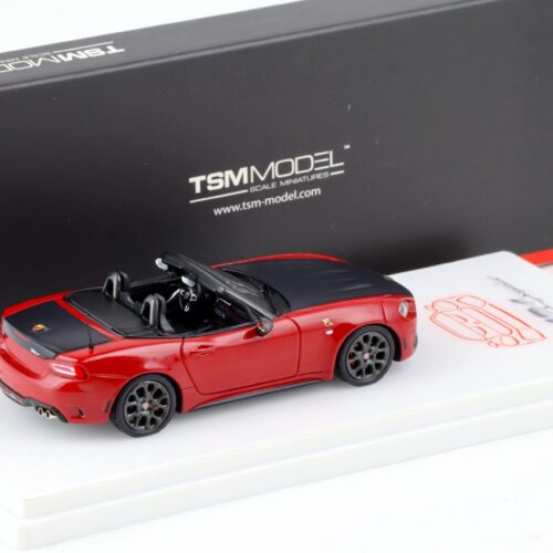 1:43 TSM Model Fiat Abarth 124 Spider Costa Brava 1972 red TSM430133