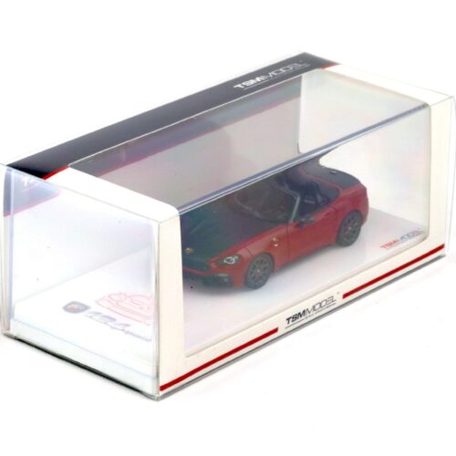 1:43 TSM Model Fiat Abarth 124 Spider Costa Brava 1972 red TSM430133