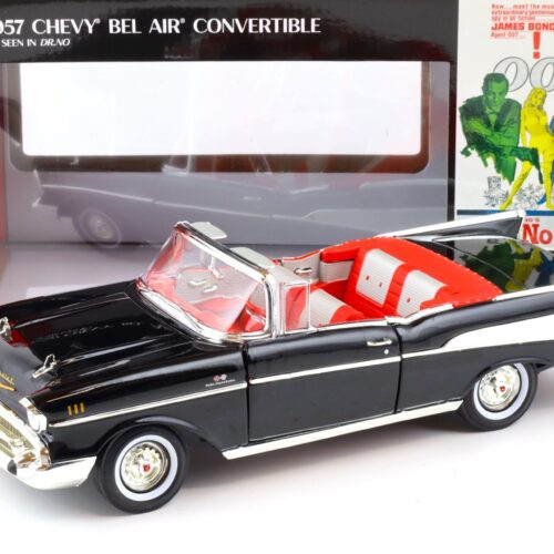 1:18 Auto World 1957 Chevrolet Bel Air Convertible black James Bond 007 DR. NO