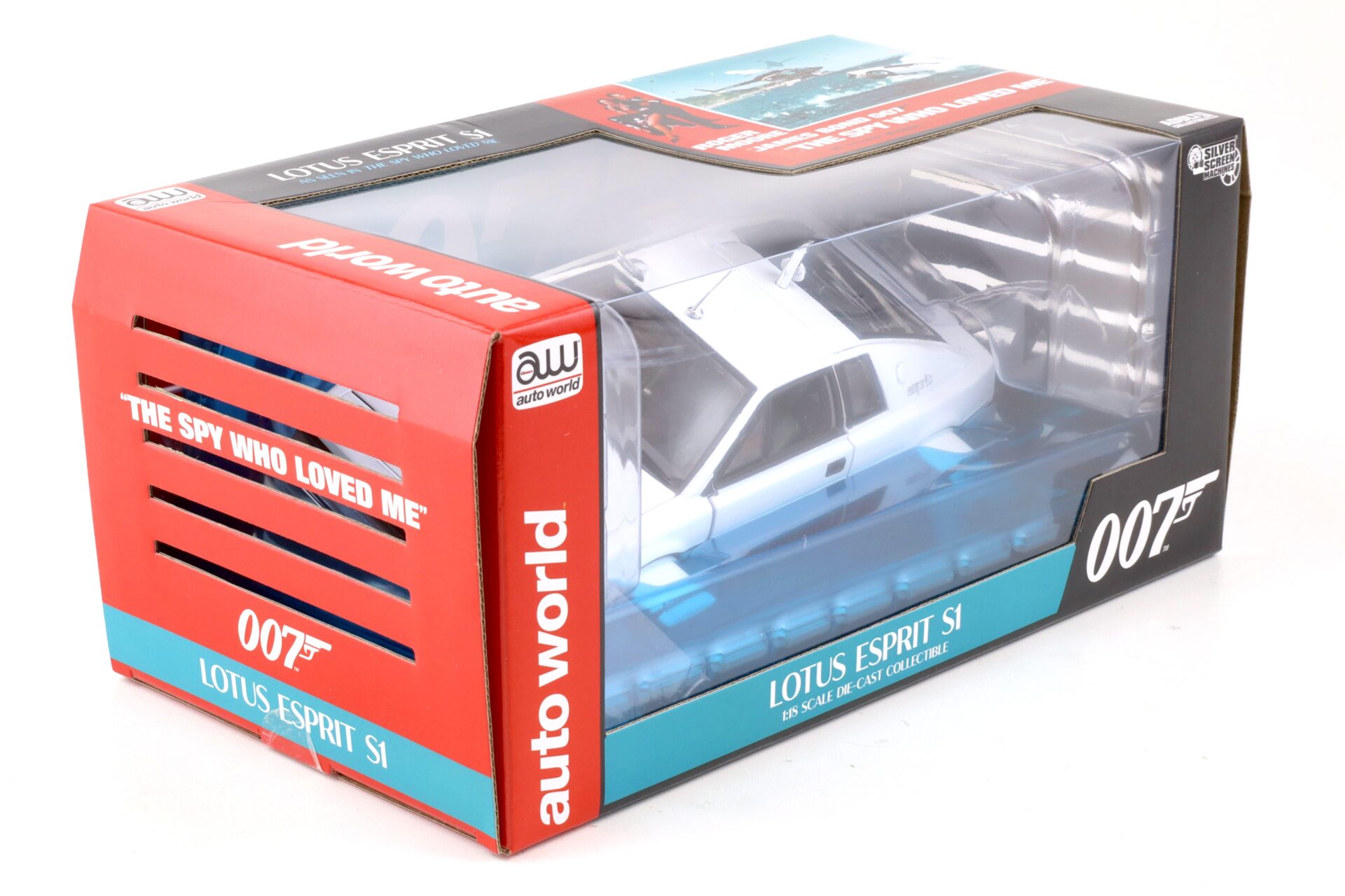 1:18 Auto World 1971 Lotus Esprit S1 white James Bond 007 The Spy Who Loved Me