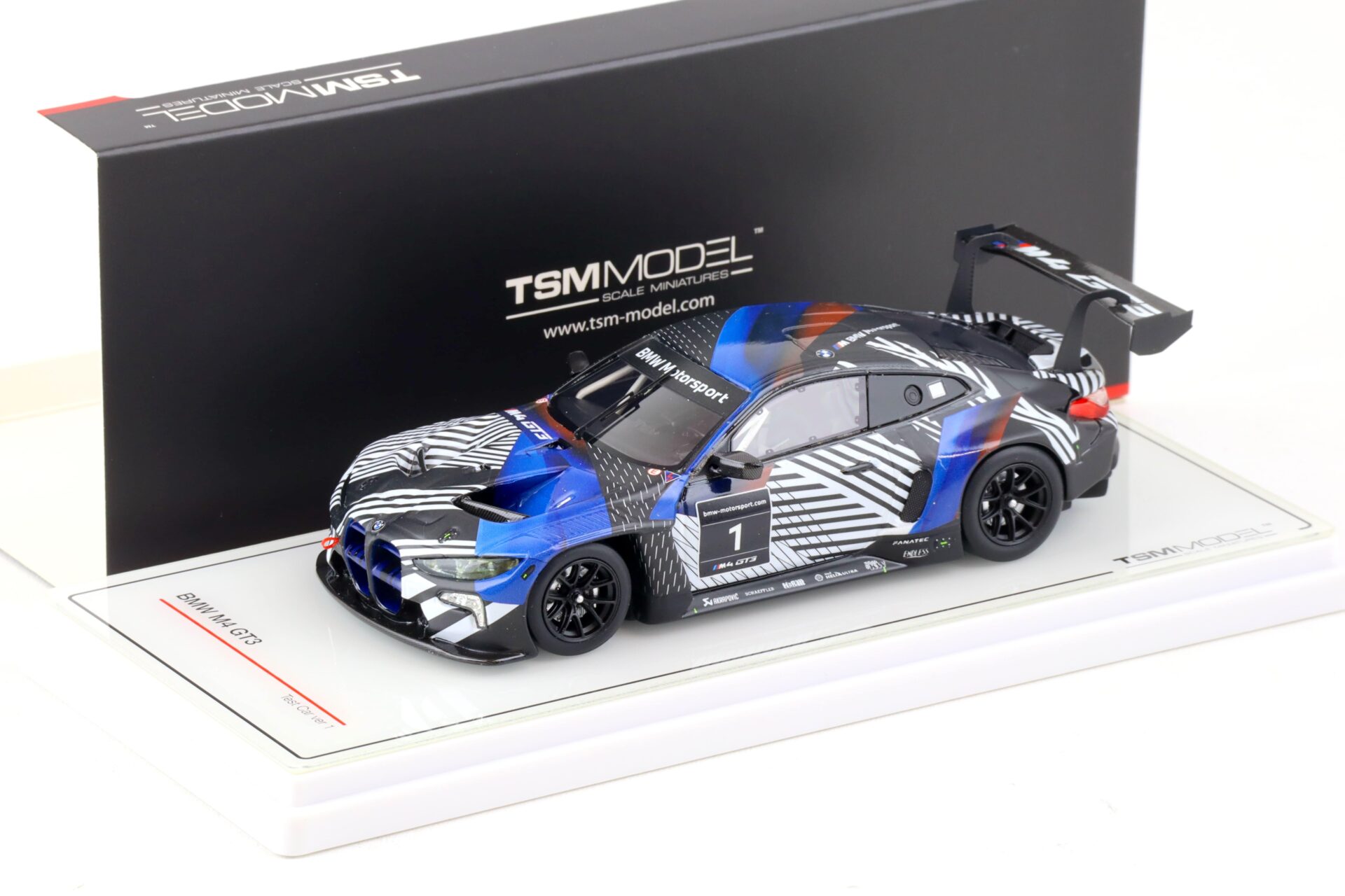 1:43 TSM Model BMW M4 GT3 Test Car Version 1 TSM430576