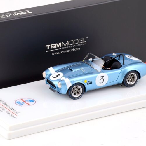 1:43 TSM Model 1964 Shelby Cobra #3 Grand Prix de Spa 500 km Class Winner TSM430349