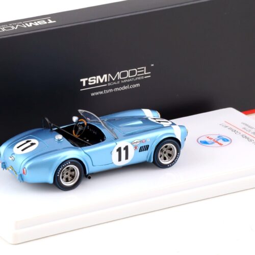 1:43 TSM Model 1964 Shelby Cobra #11 Sebring 12h D.Gurney/ B.Johnson TSM430348