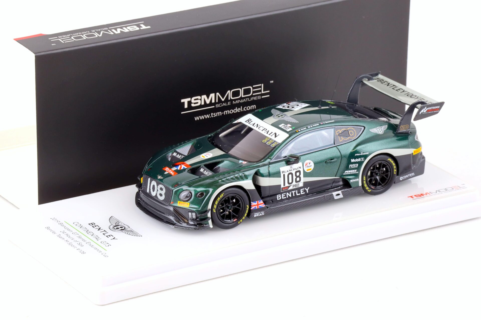 ID 88338 orig.jpg 1:43 TSM Model Bentley Continental GT3 #108 M-Sport 2019 Total 24h of SPA TSM430490
