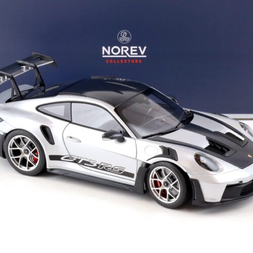 1:18 Norev Porsche 911 (992) GT3 RS Weissach Package 2022 GT silver metallic 187366