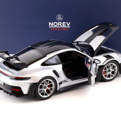 1:18 Norev Porsche 911 (992) GT3 RS Weissach Package 2022 GT silver metallic 187366