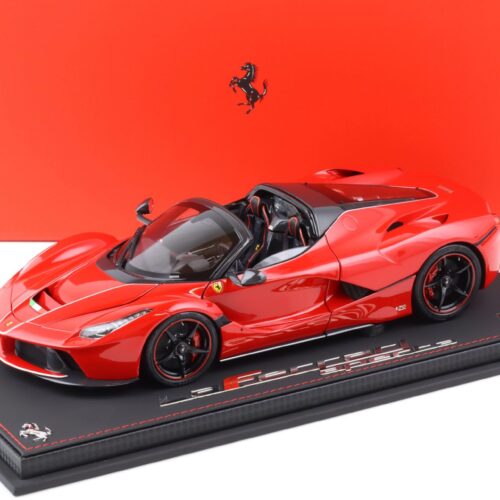 1:18 BBR Ferrari LaFerrari Aperta Rosso Corsa 322/ black wheels DIECAST - Limited 60 pcs.