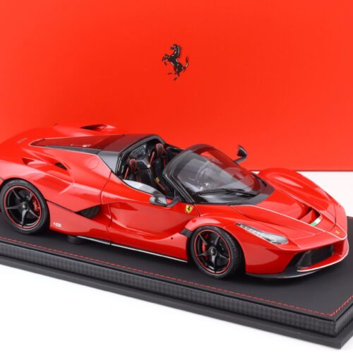 1:18 BBR Ferrari LaFerrari Aperta Rosso Corsa 322/ black wheels DIECAST - Limited 60 pcs.