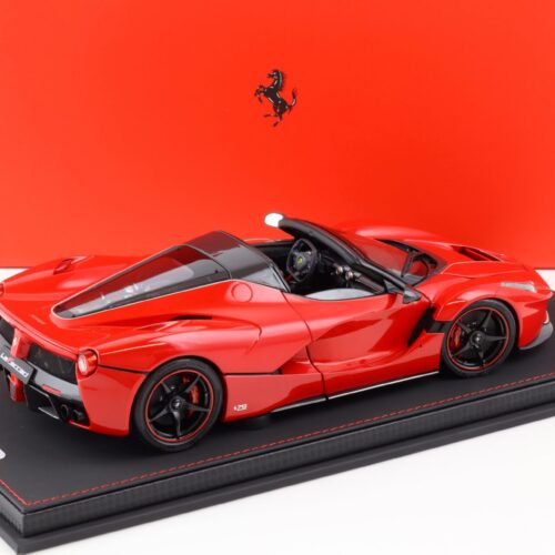 1:18 BBR Ferrari LaFerrari Aperta Rosso Corsa 322/ black wheels DIECAST - Limited 60 pcs.