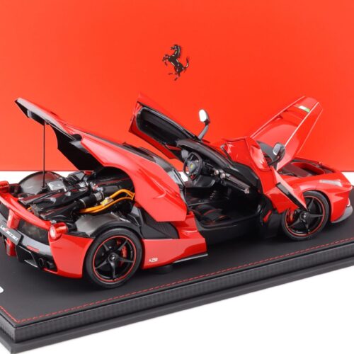 1:18 BBR Ferrari LaFerrari Aperta Rosso Corsa 322/ black wheels DIECAST - Limited 60 pcs.